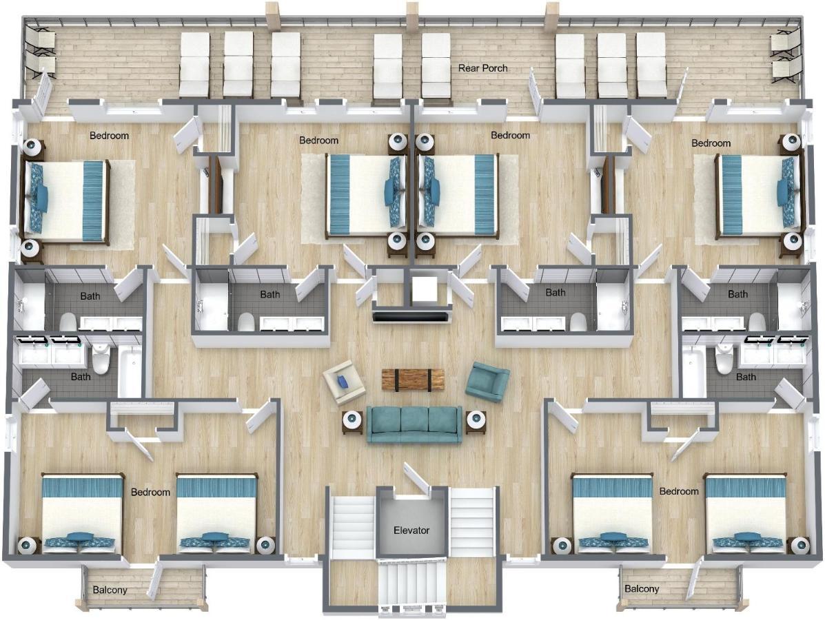 The Pearl Gulf Front W-Prvt Heated Pool, 12 Bdrm -12,5Bath Alvacationrentals Gulf Shores Εξωτερικό φωτογραφία